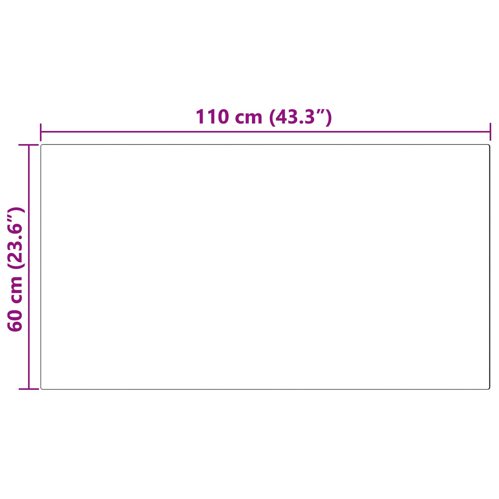 Teppich aus Kunstschaffell TAFALLA Weiß 60 x 110 cm Polyester