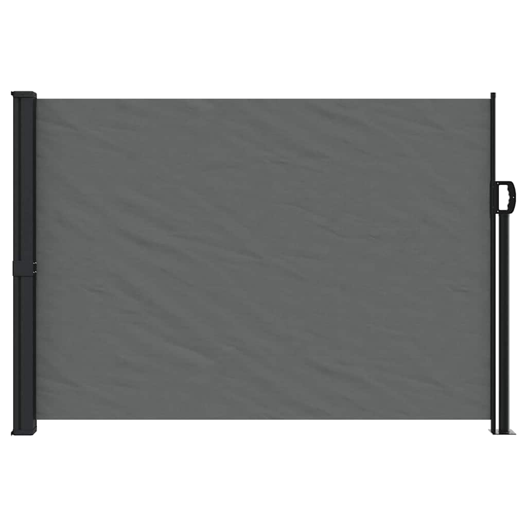Seitenmarkise Ausziehbar Schwarz 100x300 cm