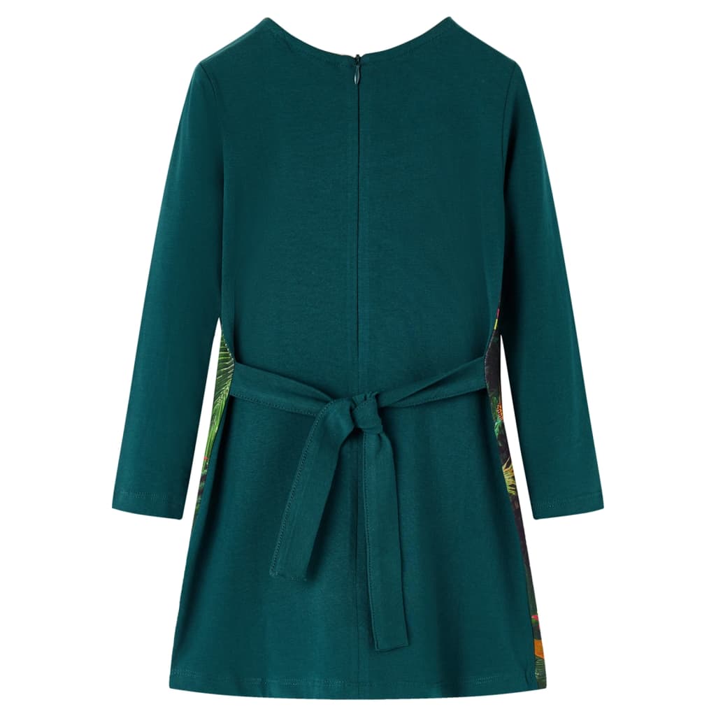 Kinderkleid mit Langen Ärmeln Marineblau 104