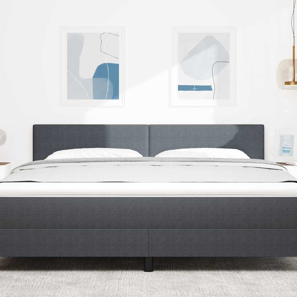 Kopfteil Hellgrau 80 cm Cordstoff