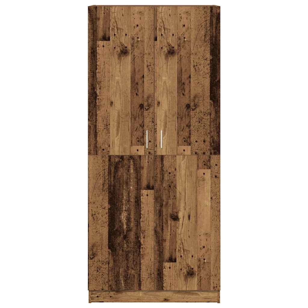 Kleiderschrank Weiß 80x52x180 cm Holzwerkstoff
