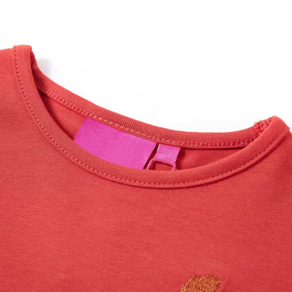 Kinder-Langarmshirt Hellrosa 104