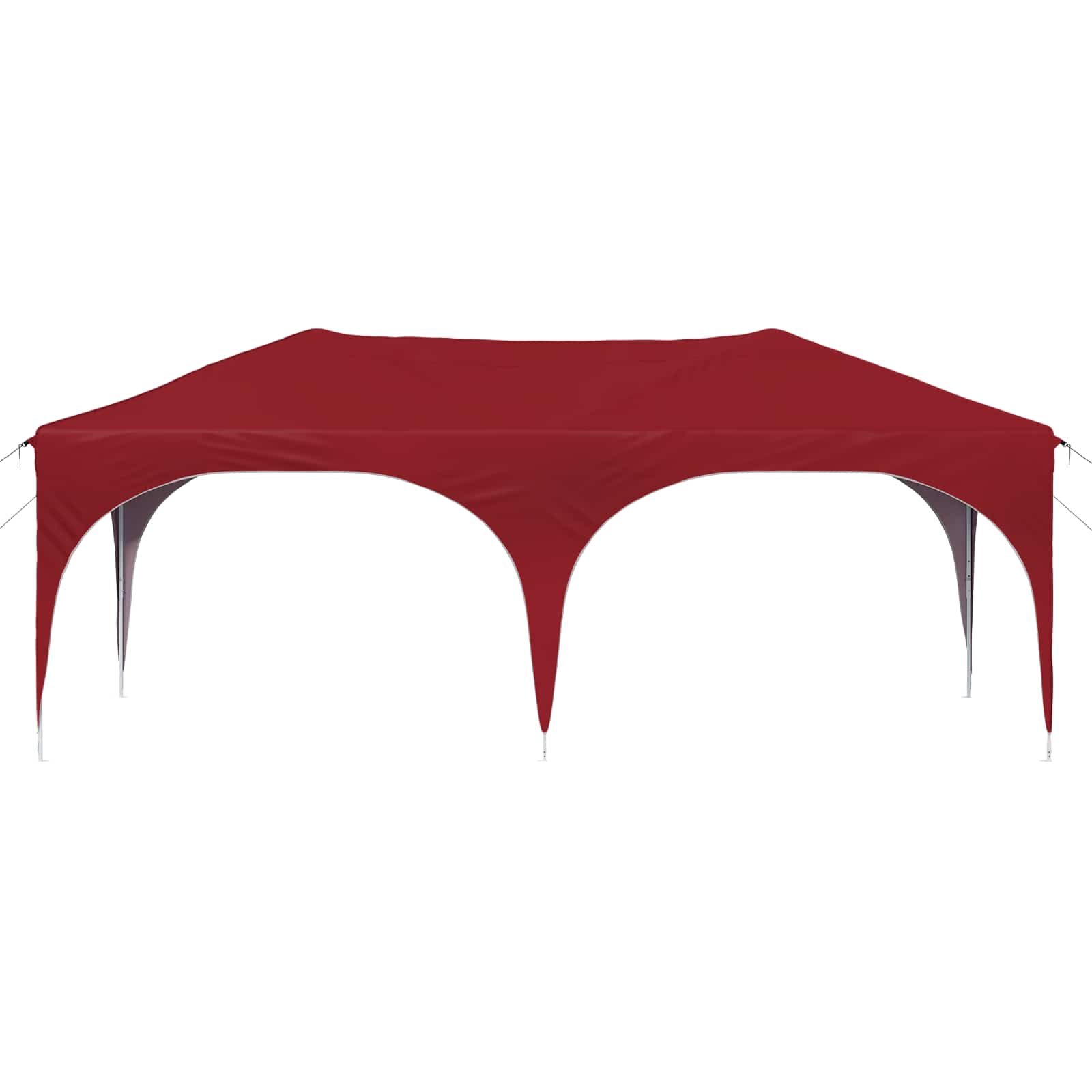 Pop-up Partyzelt 575 x 288 x 245 cm Creme Oxford-Stoff