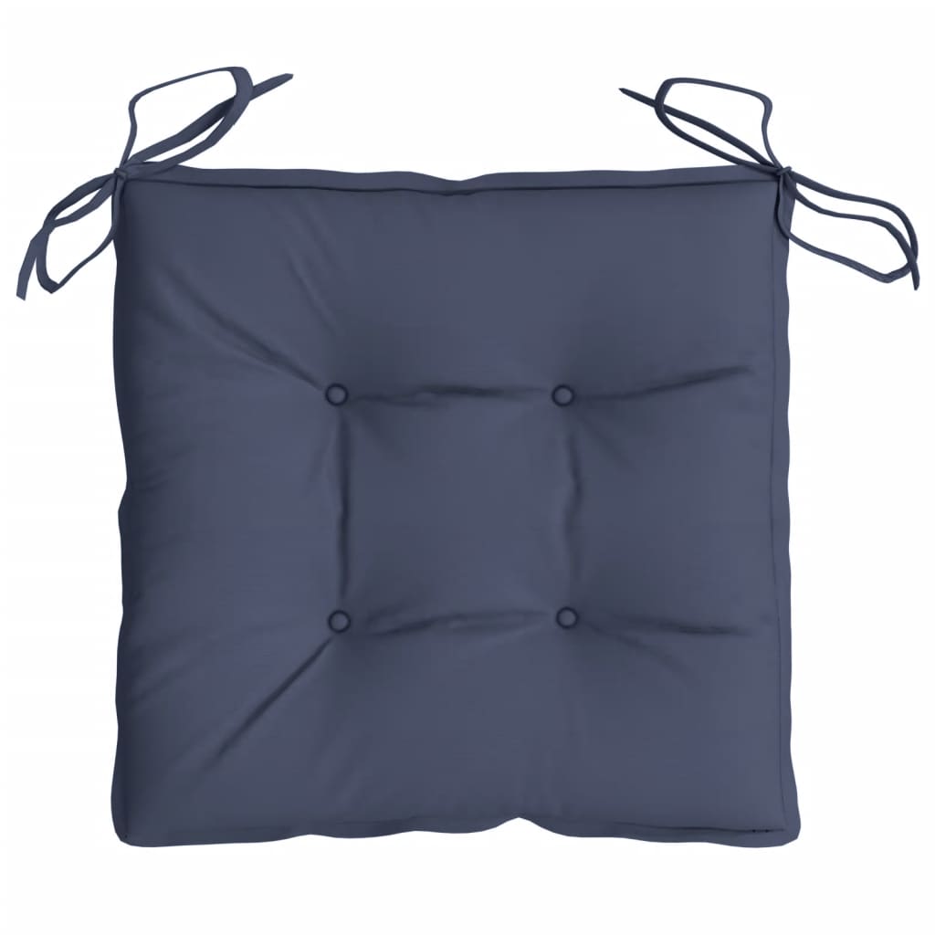 Stuhlkissen 4 Stk. Hellblau 40x40x7 cm Oxford-Gewebe