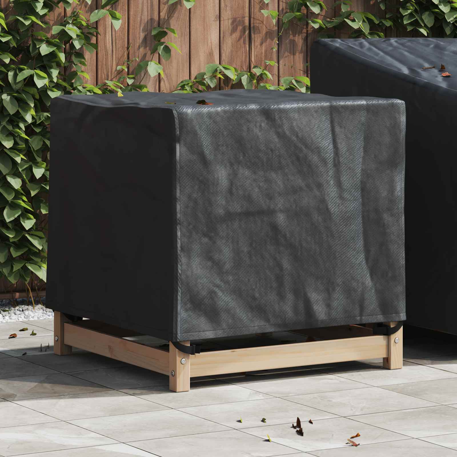 Möbelbezug Schwarz 60 x 60 x 45 cm 210D Oxford Stoff