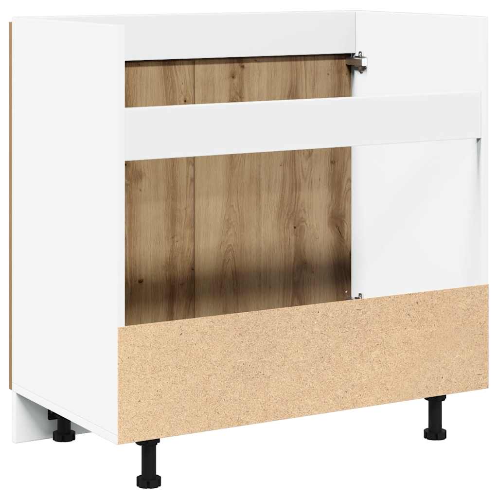 Unterschrank Lyon Weiß 60x46x81,5 cm Holzwerkstoff