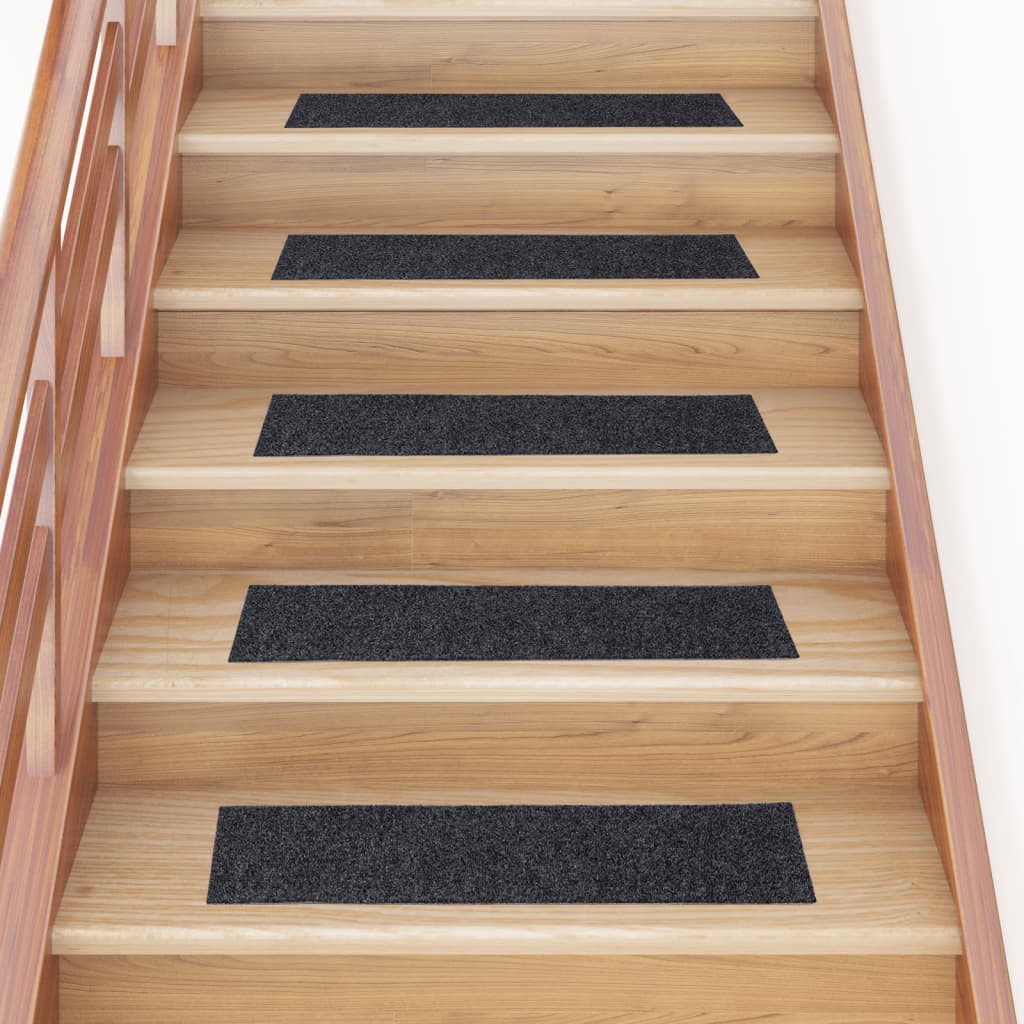 Stufenmatten Selbstklebend 15 Stk. 60x25 cm Hellbraun Rechteckig