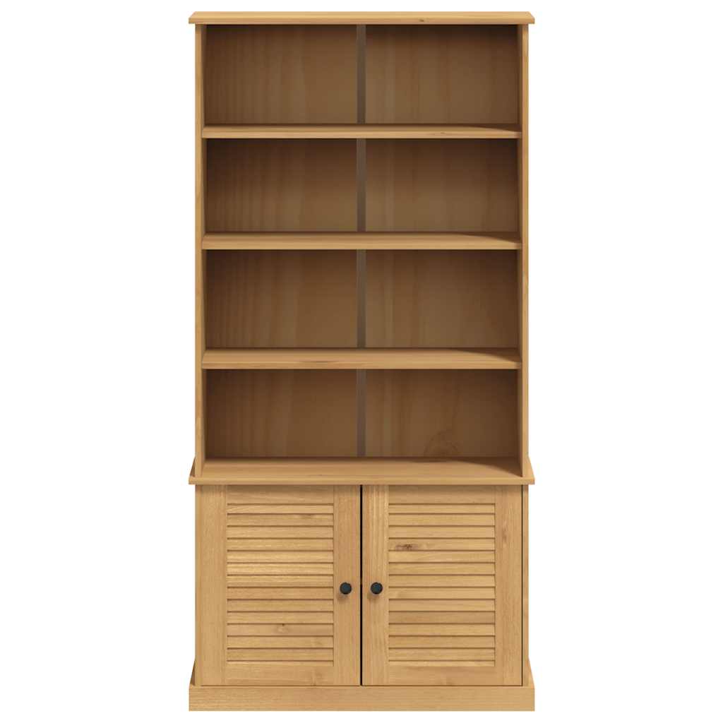 Bücherregal VIGO Weiß 85x35x170 cm Massivholz Kiefer
