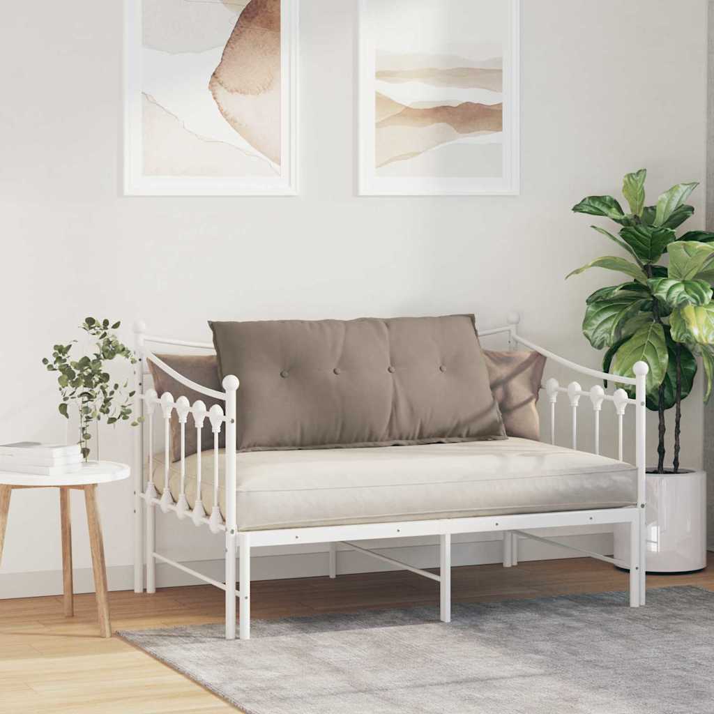 Rückenkissen Taupe 50 x 45 cm Mikrofaserstoff
