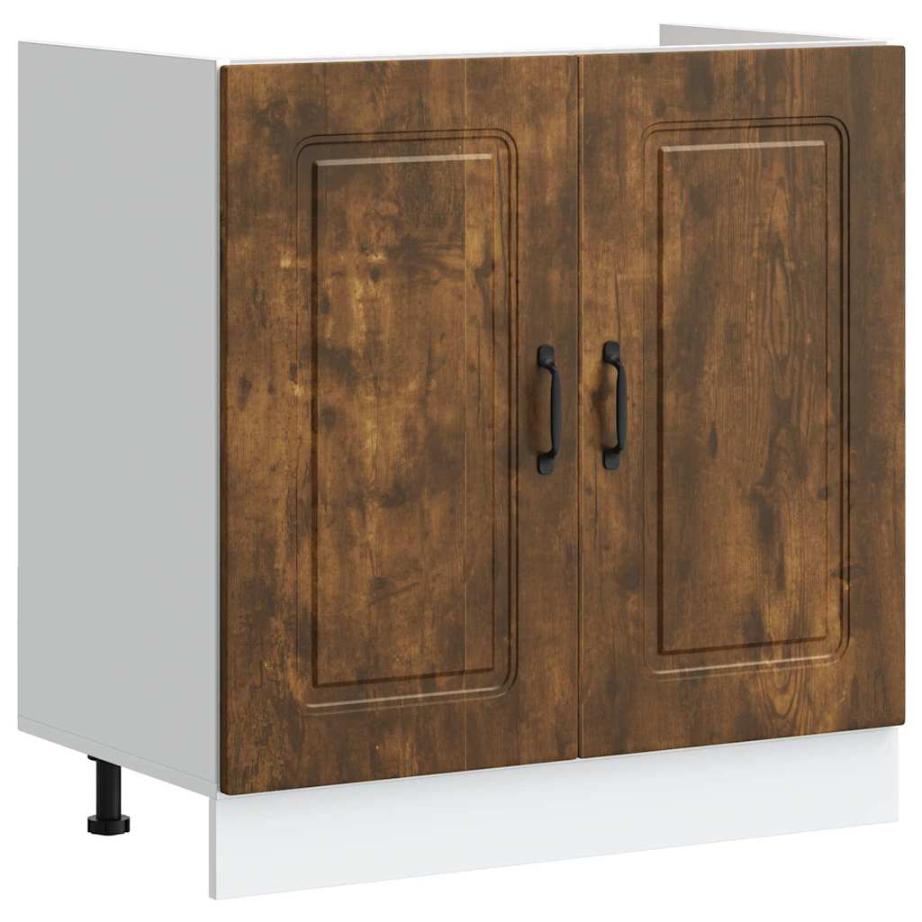 Küchenschrank Kalmar Weiß 80 x 46 x 81.5 cm Holzwerkstoff