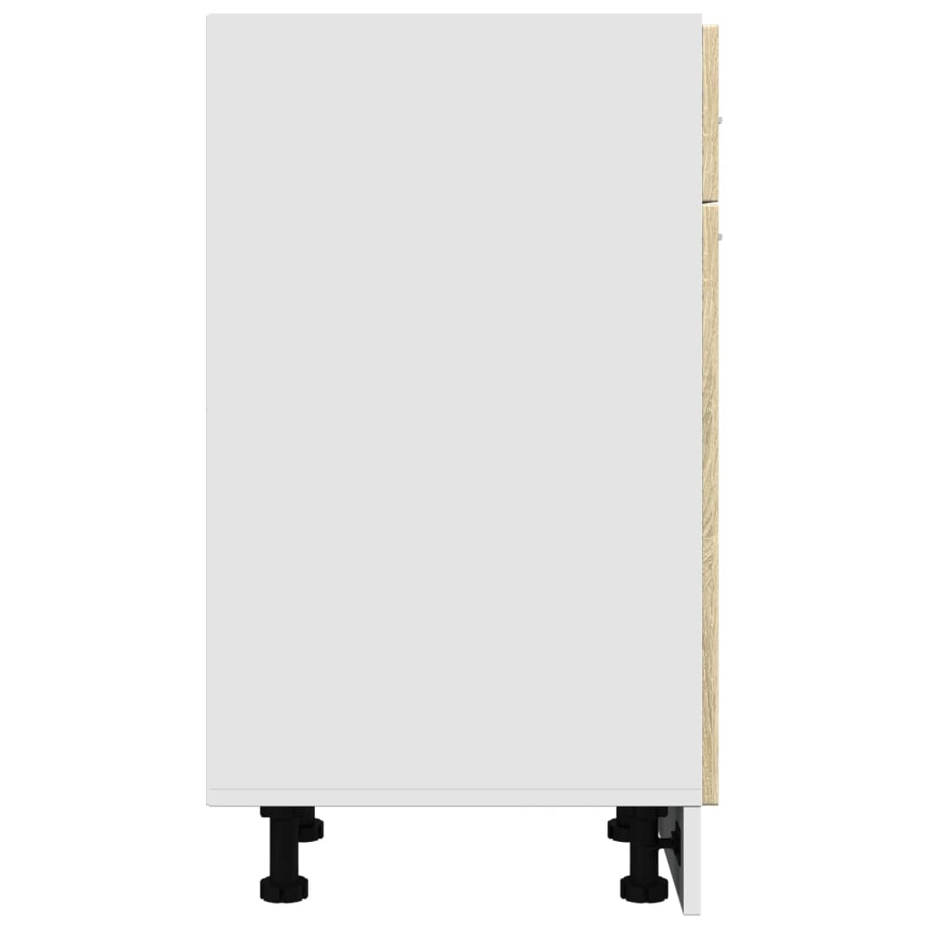 Unterschrank Lyon Weiß 60x46x81,5 cm Holzwerkstoff
