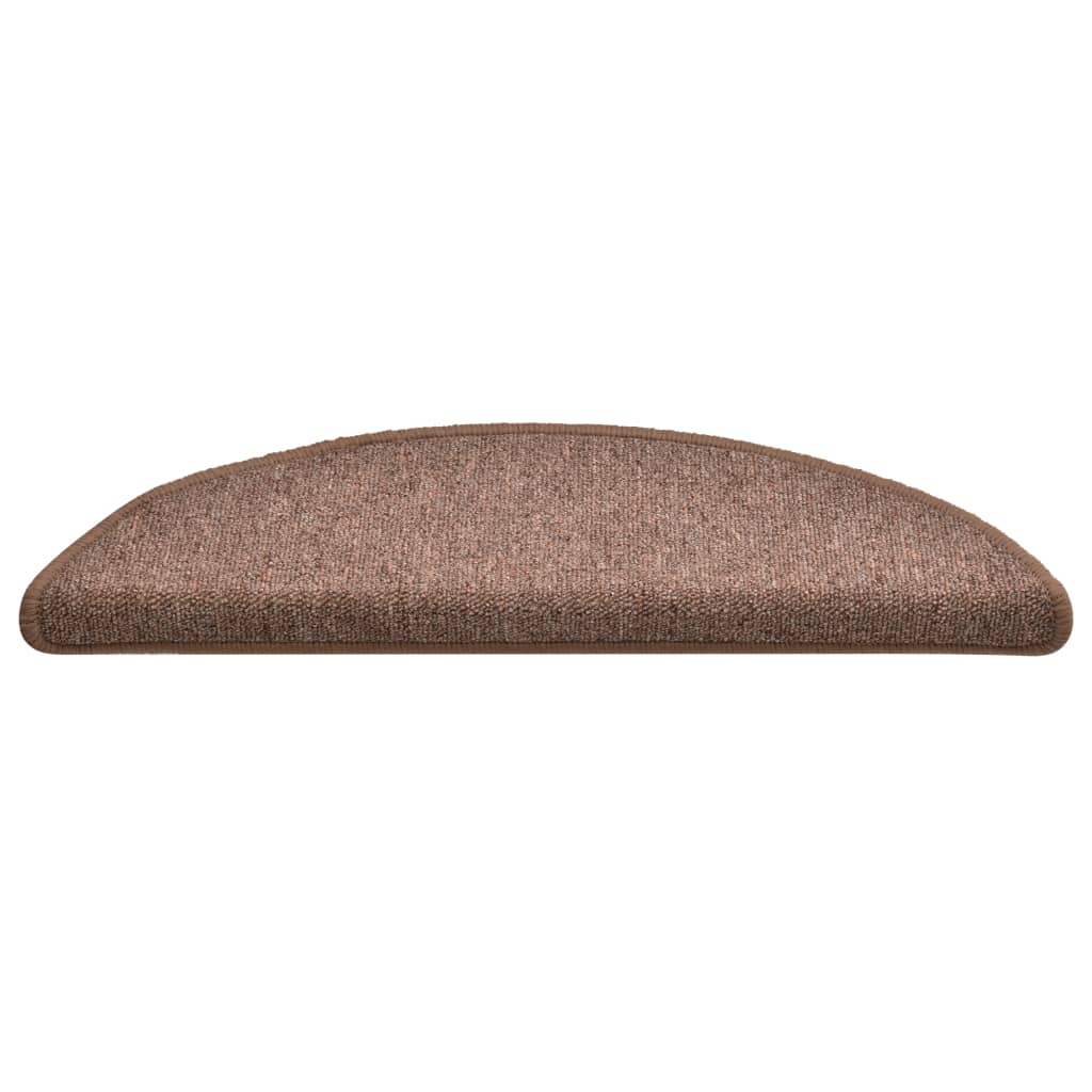 Stufenmatten 15 Stk. 56x17x3 cm Anthrazit Halbrund