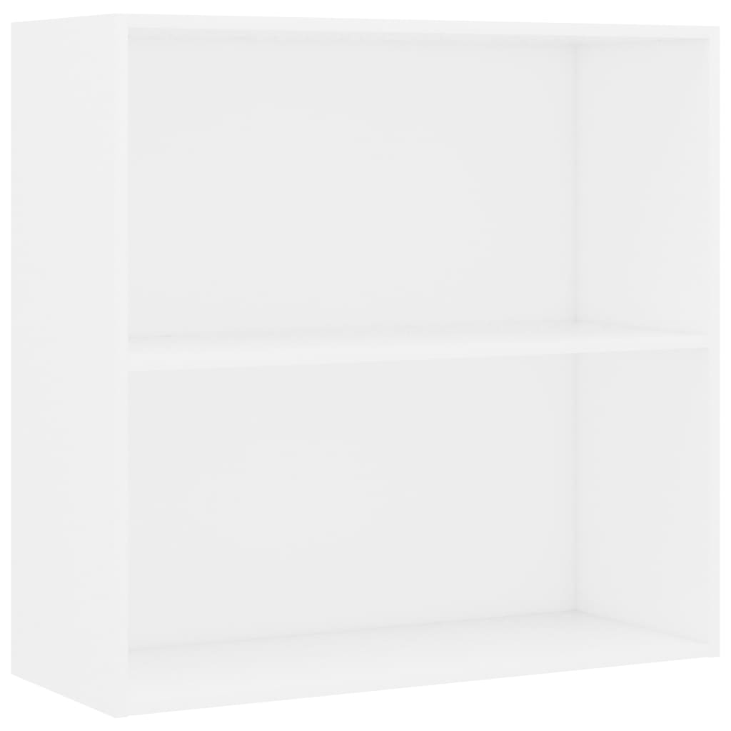 Bücherregal Weiß 80x30x189 cm Holzwerkstoff
