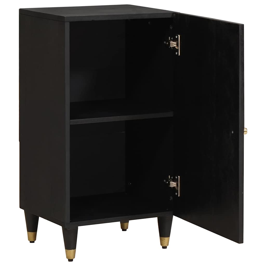 Sideboard mit Regal Braun 40 x 33 x 75 cm Massivholz Mango