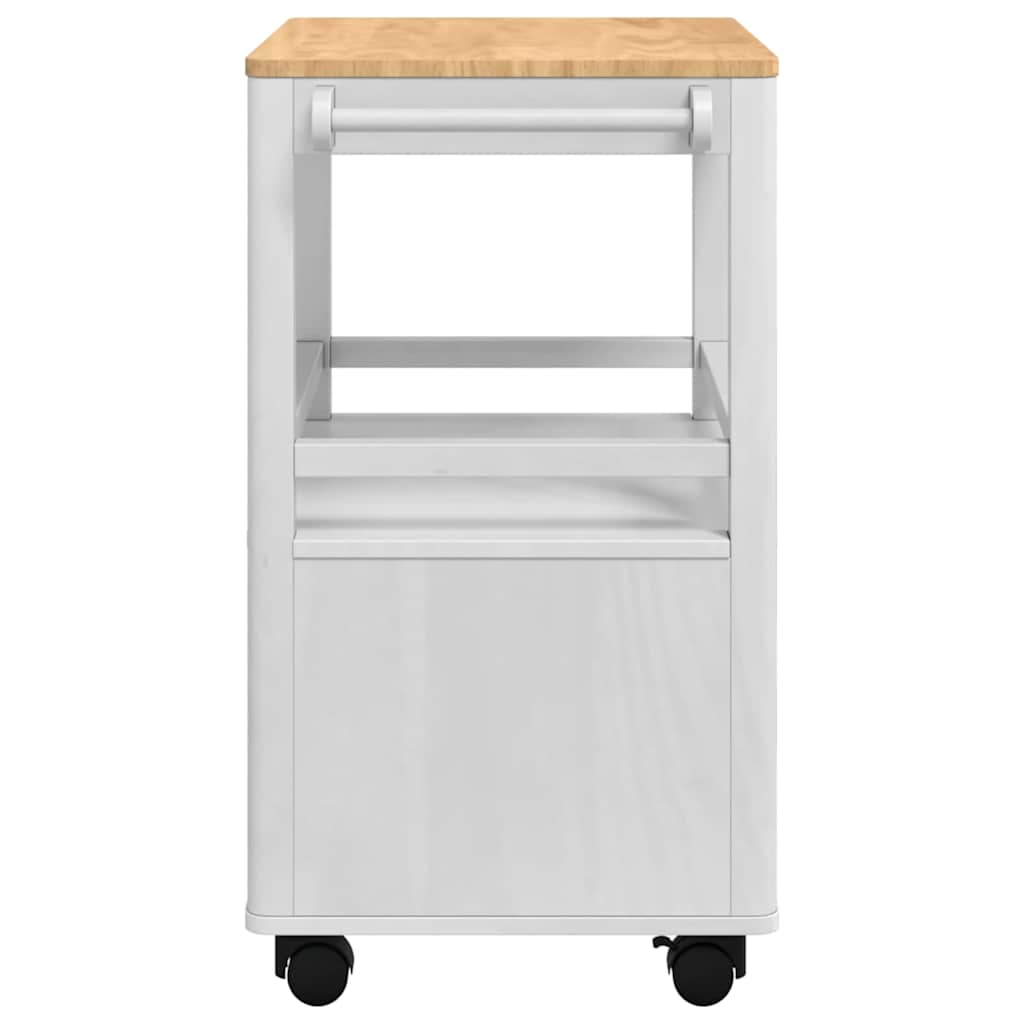 Küchentrolley FLORO Wachsbraun 72,5 x 45 x 80 cm