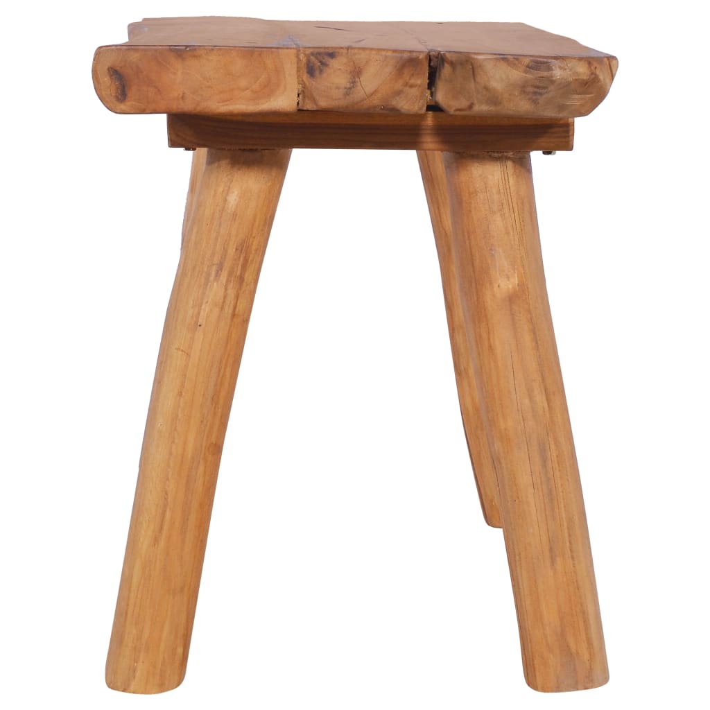 Gartenbank 120 cm Massivholz Teak