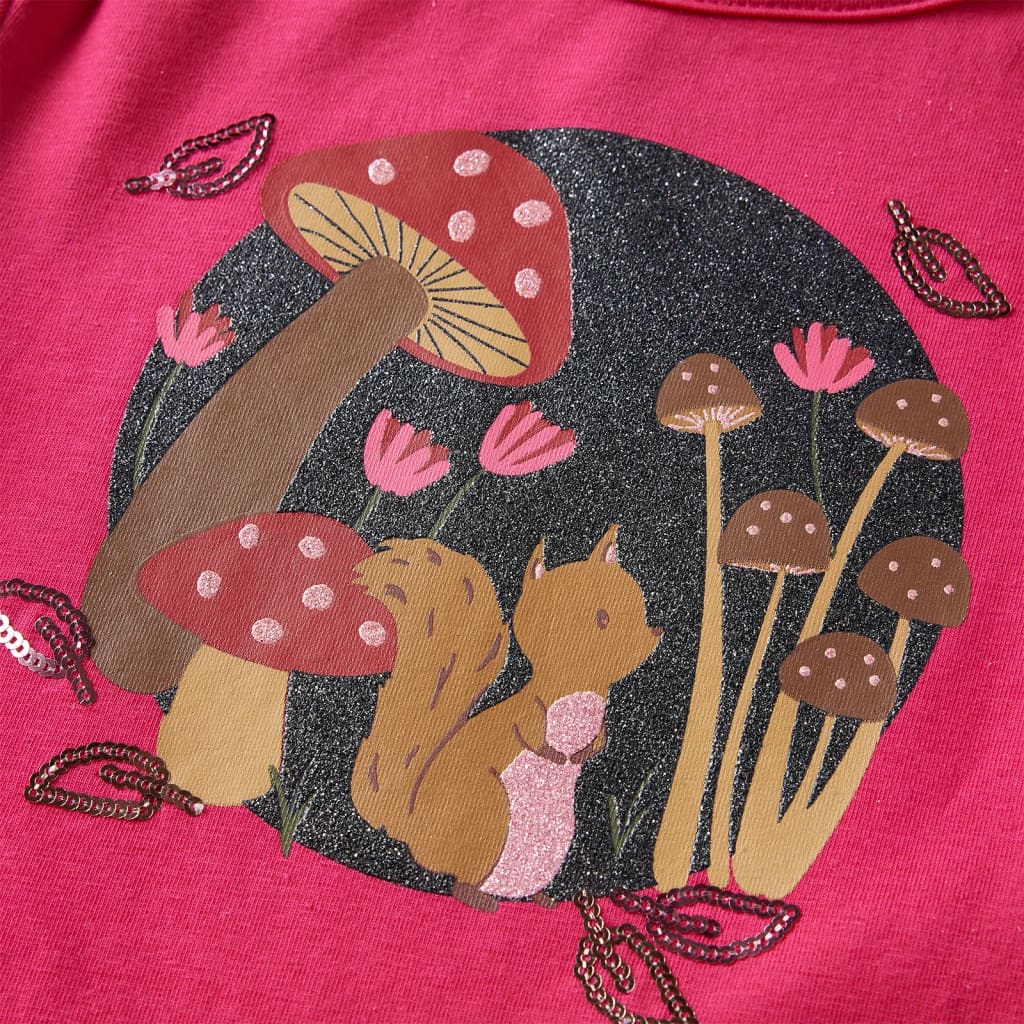 Kinder-Langarmshirt Dunkelorange 92