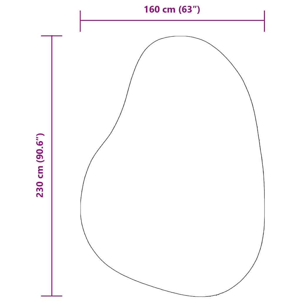Bereichsteppiche HUARTE Anthrazit 100 x 200 cm Polyester