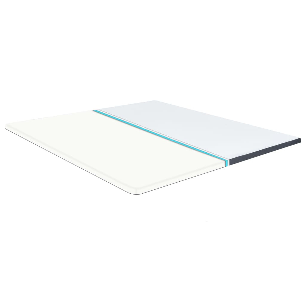 Boxspringbett-Matratzenauflage 200 x 120 x 5 cm Mittelweich