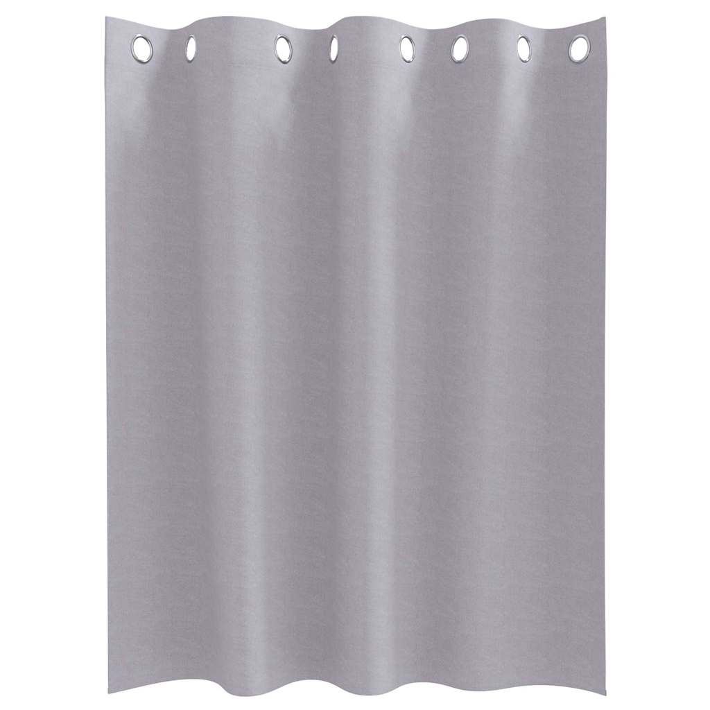 Verdunkelungs-Vorhänge mit Ringen 2 pcs Beige 140 x 140 cm