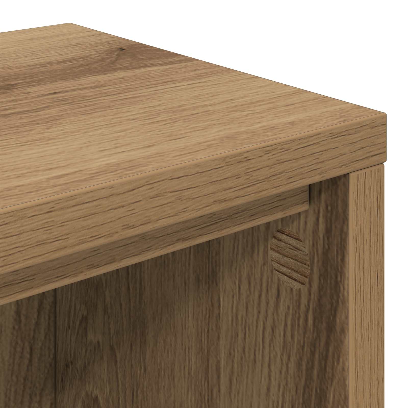 Studiotisch Weiß 152 x 36 x 19,5 cm Holzwerkstoff