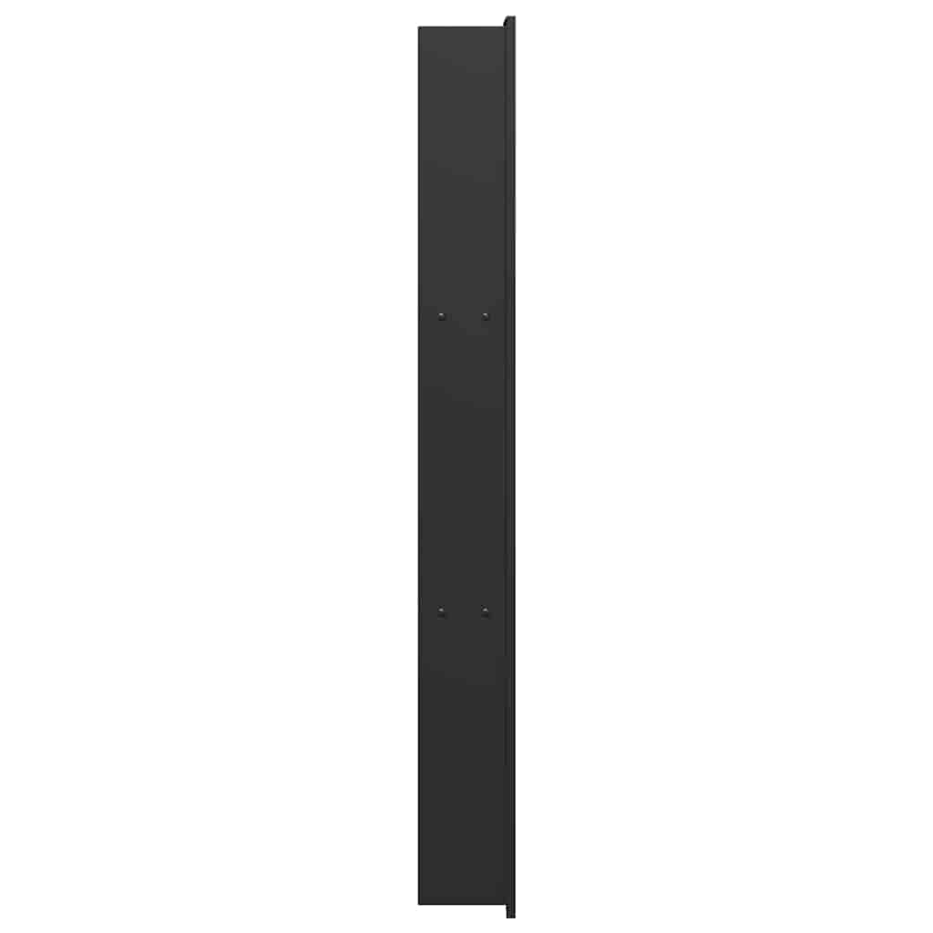Duschnische Schwarz 60 x 20 x 9,5 cm Edelstahl