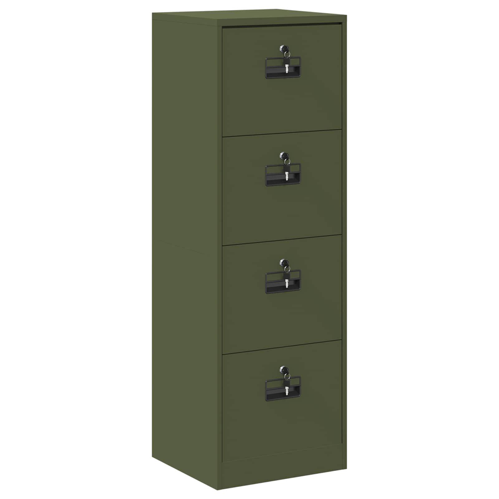 Aktenschrank 2 pcs Schwarz 44 x 50 x 139 cm Kaltgewalzter Stahl