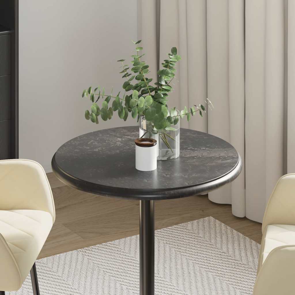 Tischplatte Creme Ø40x2,5 cm Marmor