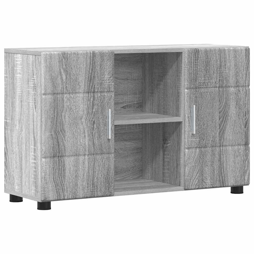Highboard mit Regal FLORIN Weiß 60 x 35 x 182 cm Holzwerkstoff