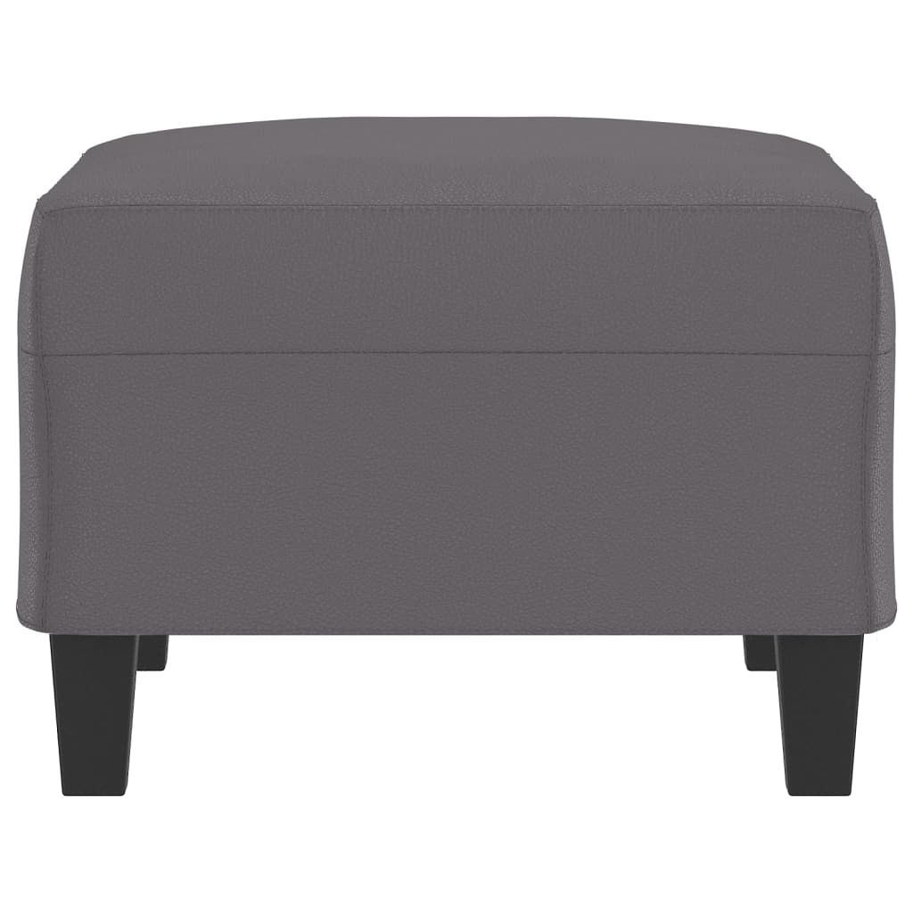 Fußhocker Schwarz 60x50x41 cm Kunstleder