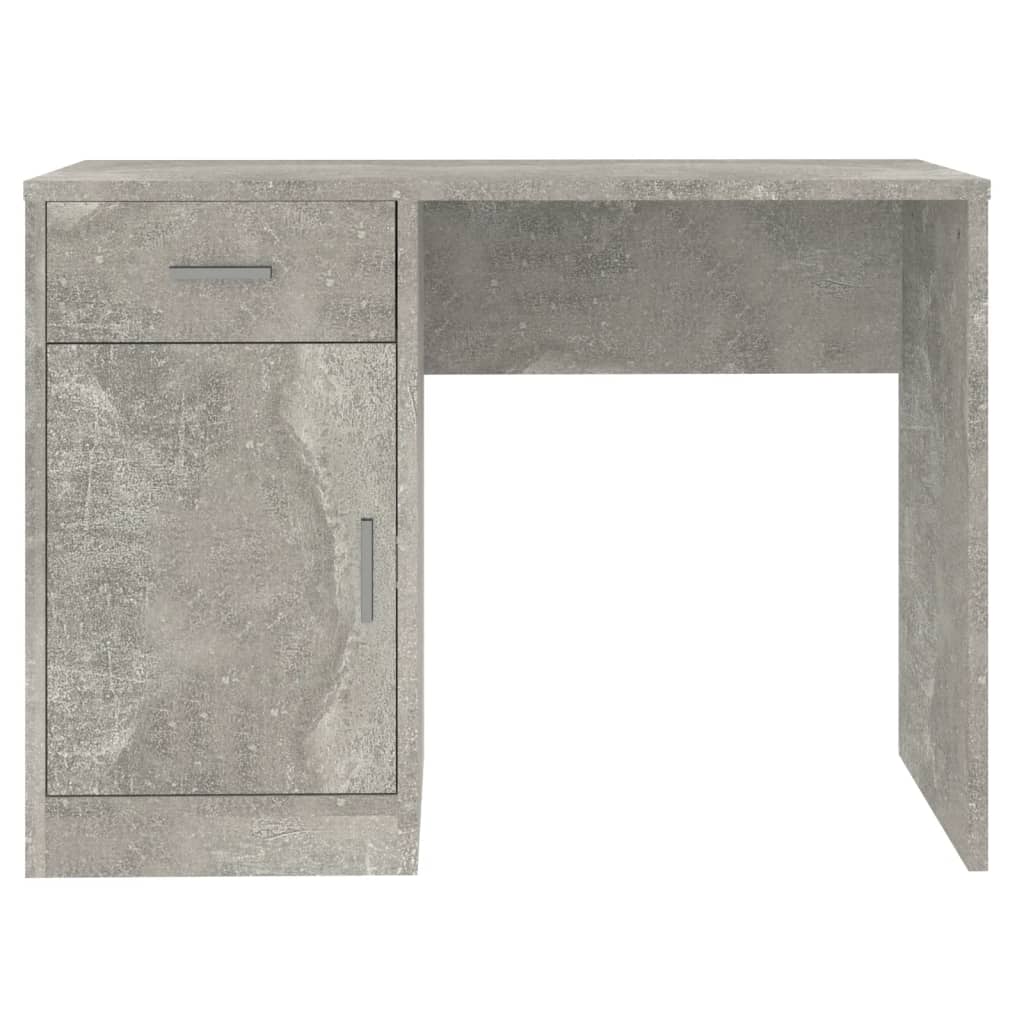 Schreibtisch mit Schublade und Schrank Eiche 100x40x73 cm