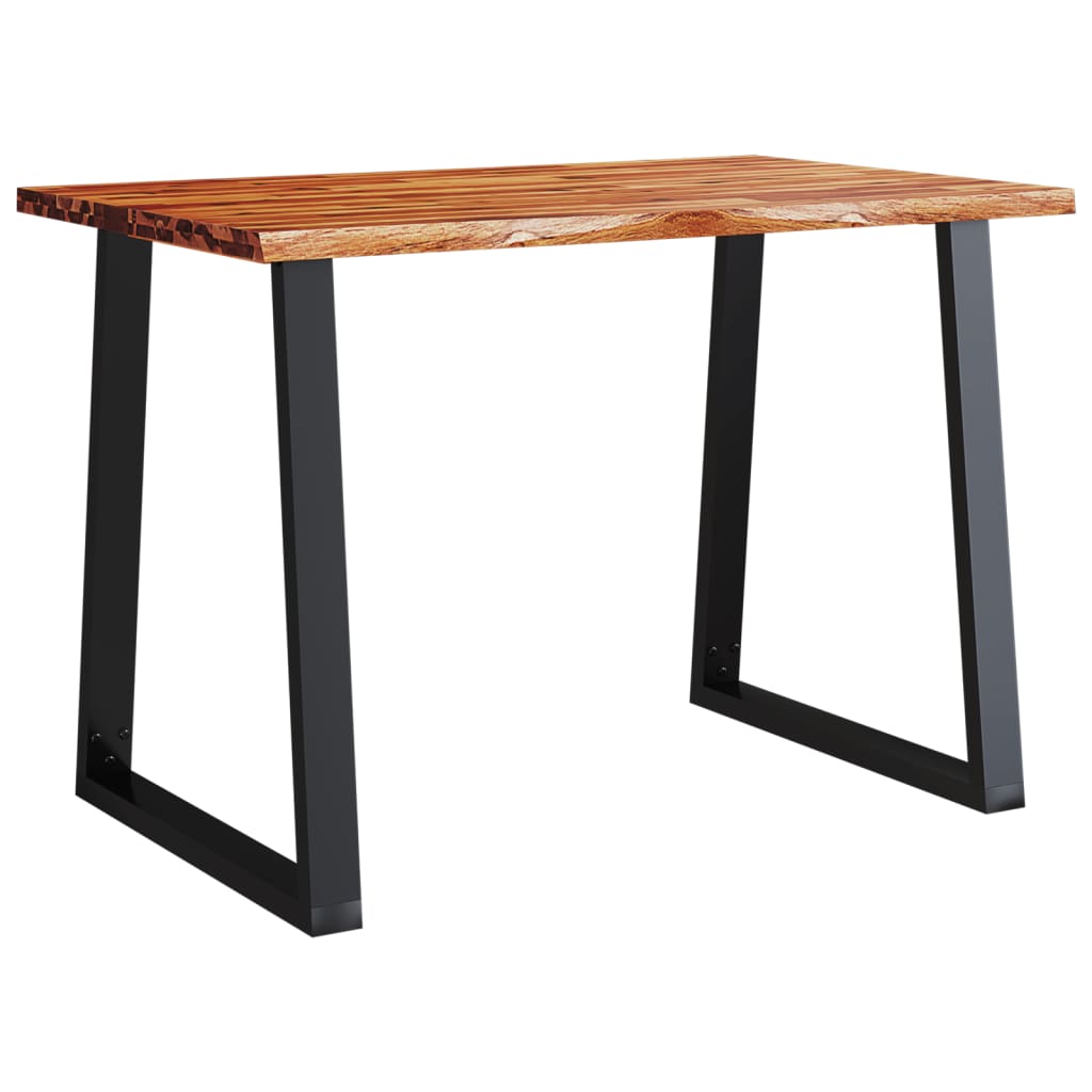 Esstisch Baumkante 140x80x75 cm Massivholz Akazie