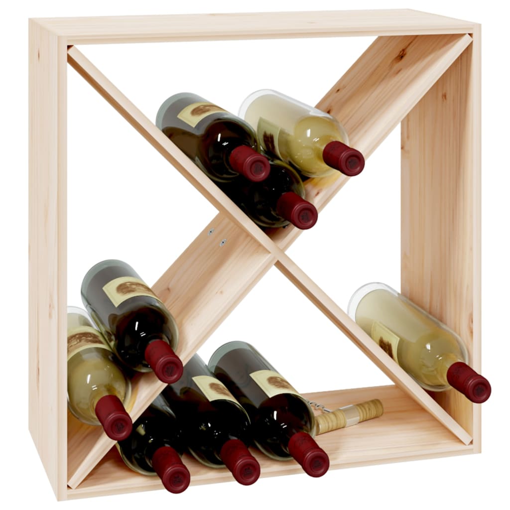 Weinschrank 56 x 25 x 56 cm Massivholz Kiefer