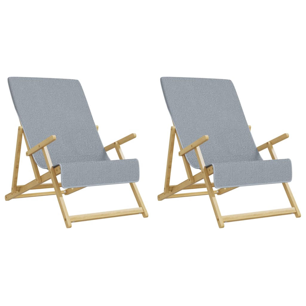 Strandtücher 4 Stk. Weiß 60x135 cm Stoff 400 GSM