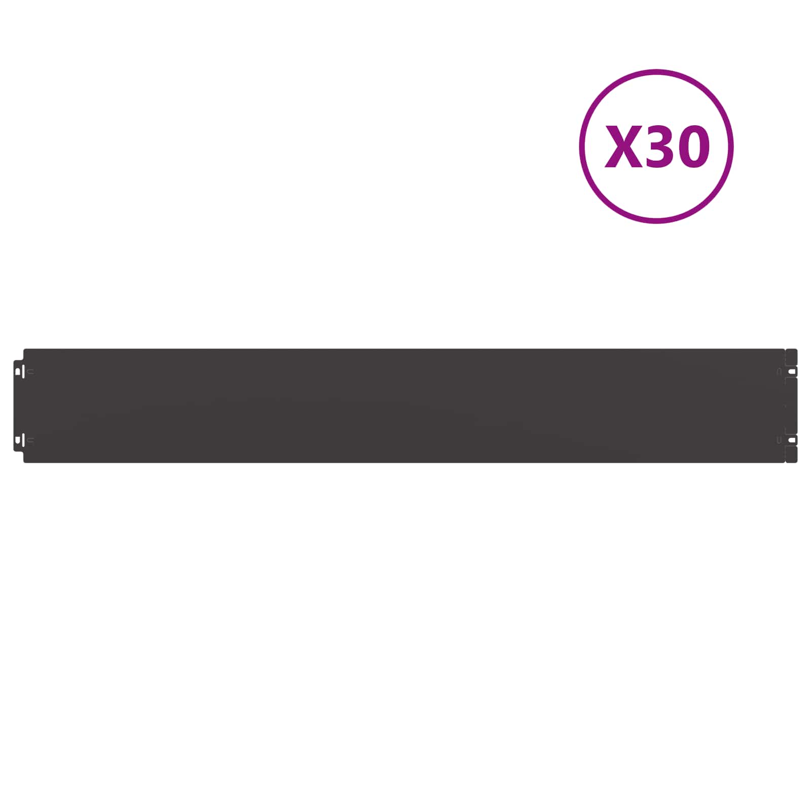 Raseneinfassung 10 pcs 10 x 103 cm Wetterfeststahl Rostig