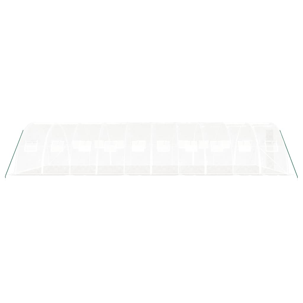 Gewächshaus mit Stahlrahmen Grün 8 m² 4x2x2 m
