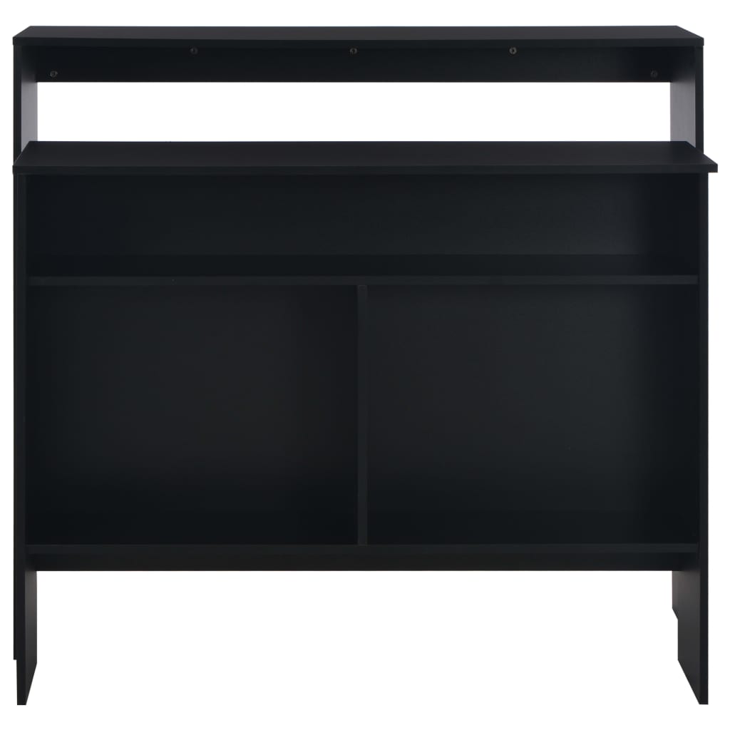 Bartisch mit 2 Tischplatten Weiß 130x40x120 cm