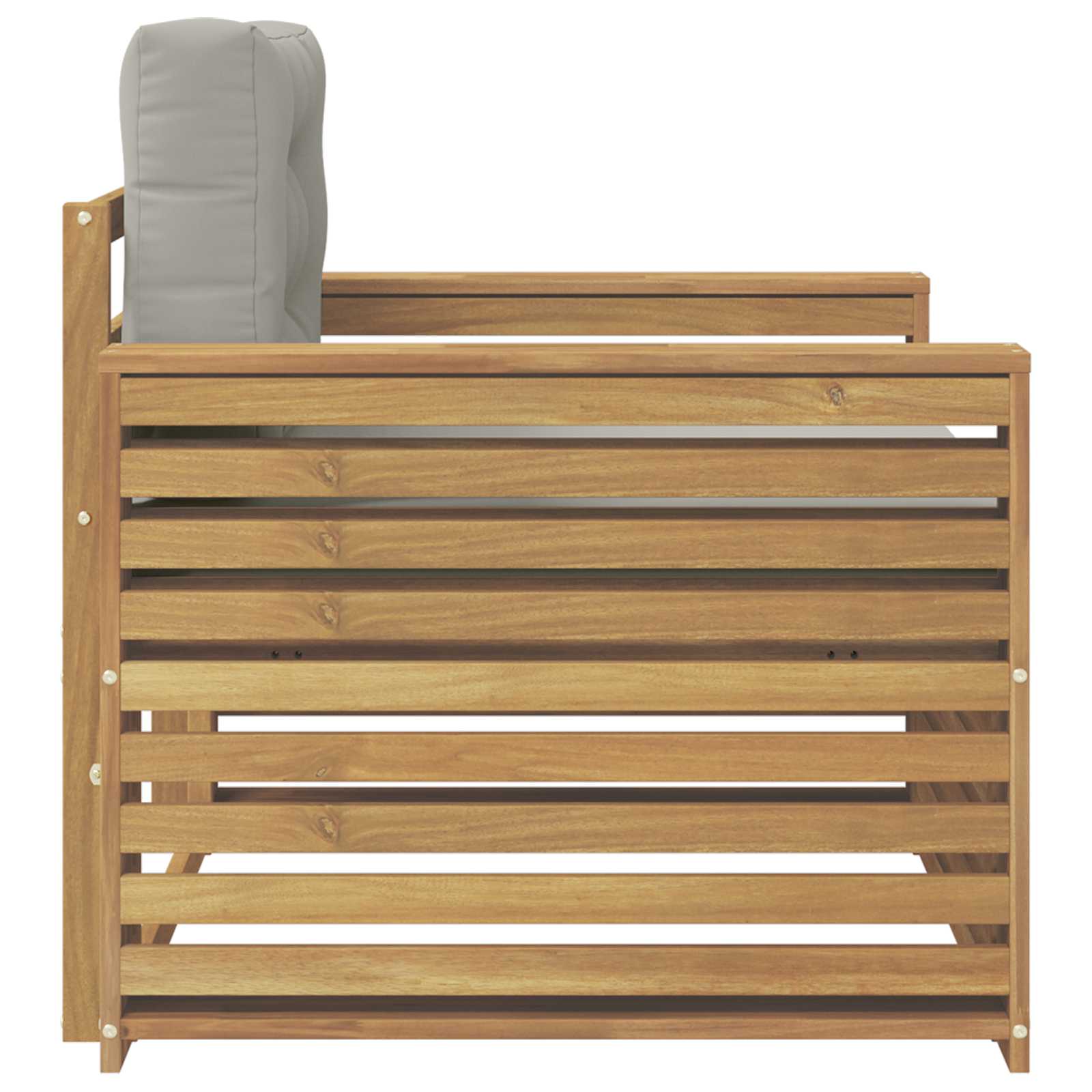 2 Stück Outdoor-Sofa Natur