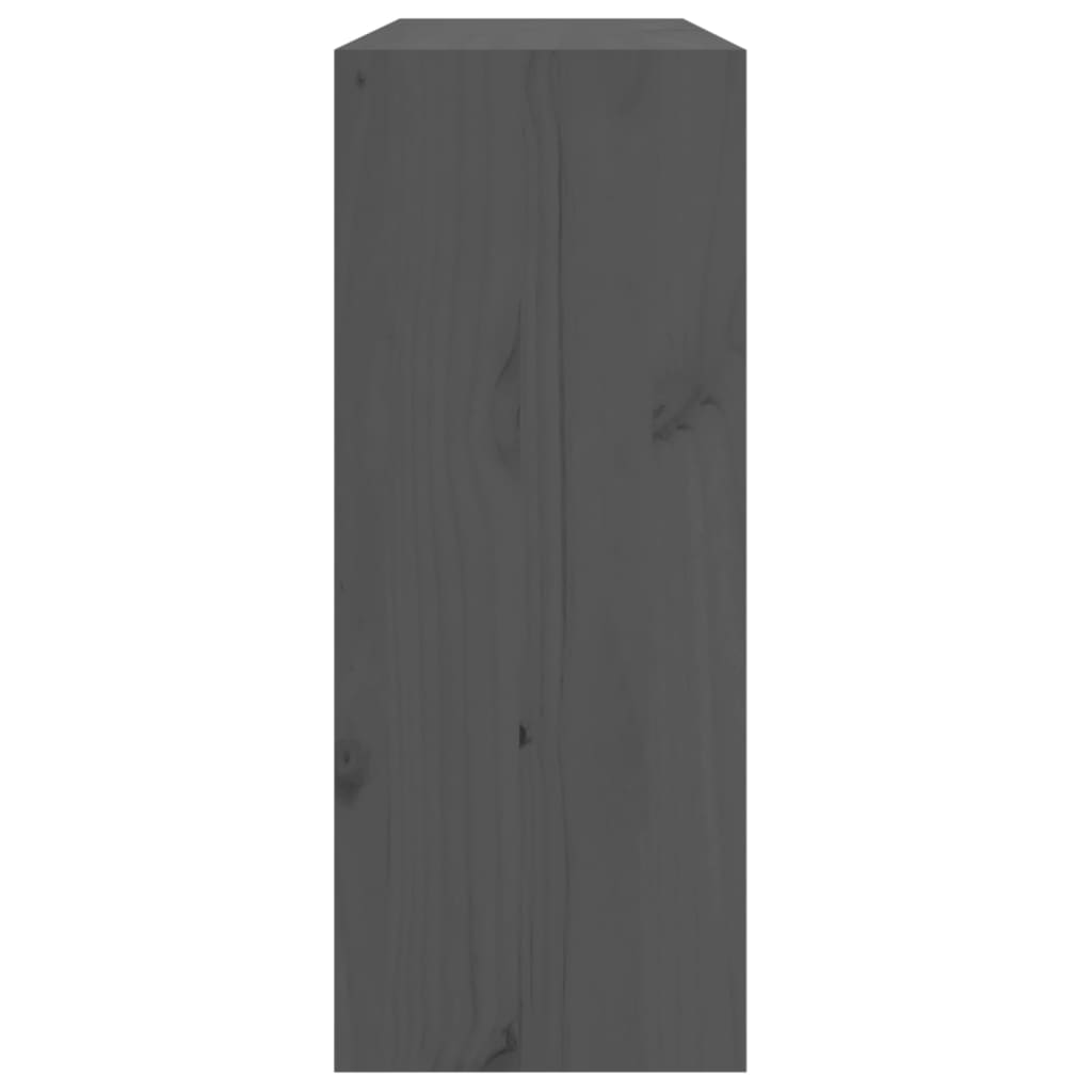 Weinschrank 56 x 25 x 56 cm Massivholz Kiefer
