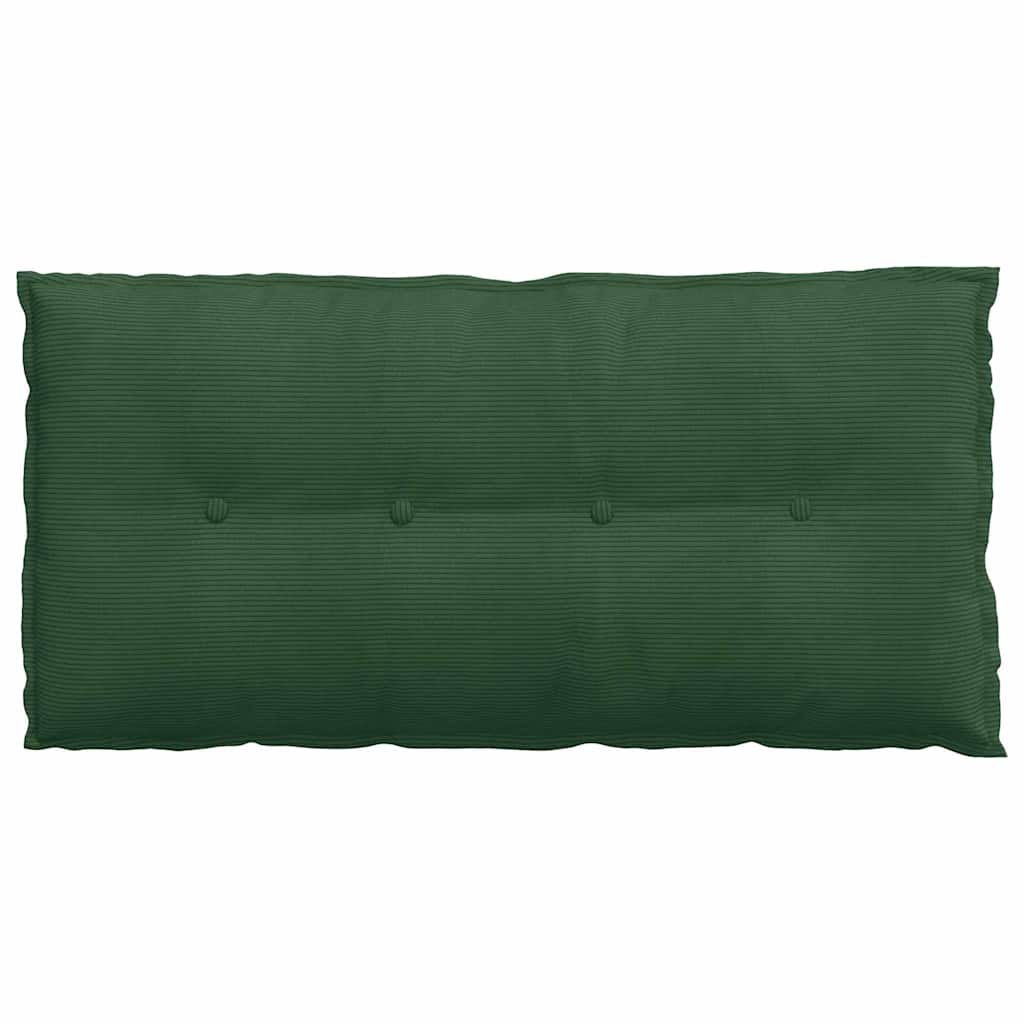 Rückenkissen Hellgrau 50 x 45 cm Cordstoff