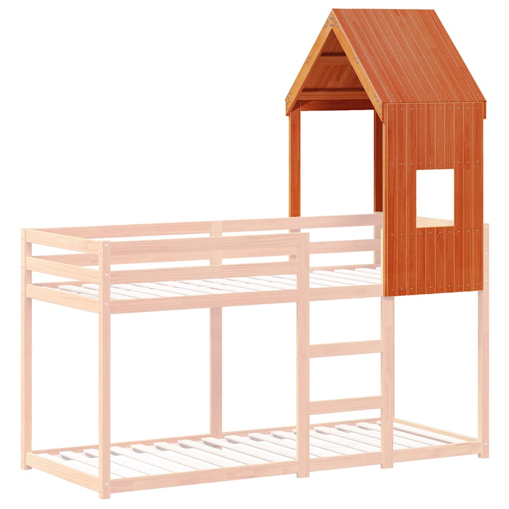 Dach für Kinderbett 60x89x134,5 cm Massivholz Kiefer
