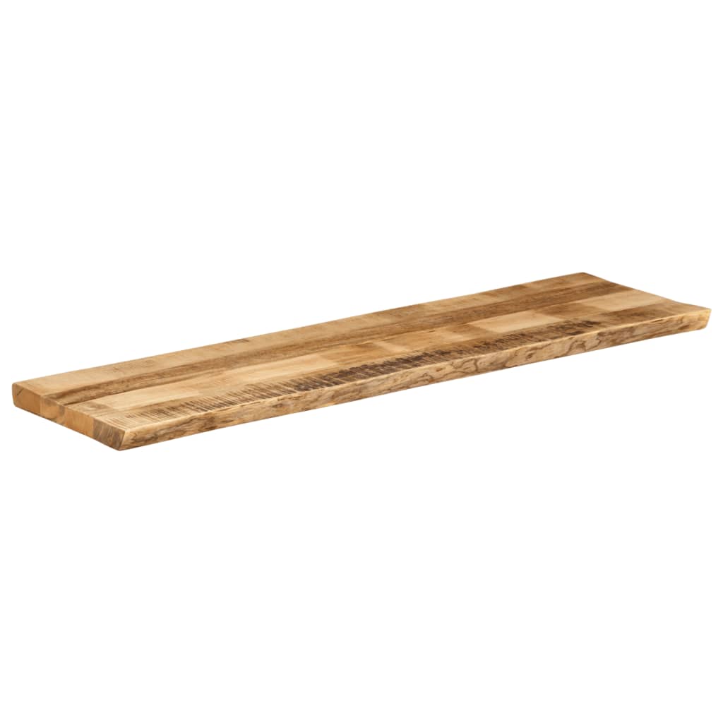Tischplatte 40x40x2,5 cm Rechteckig Massivholz Akazie Baumkante