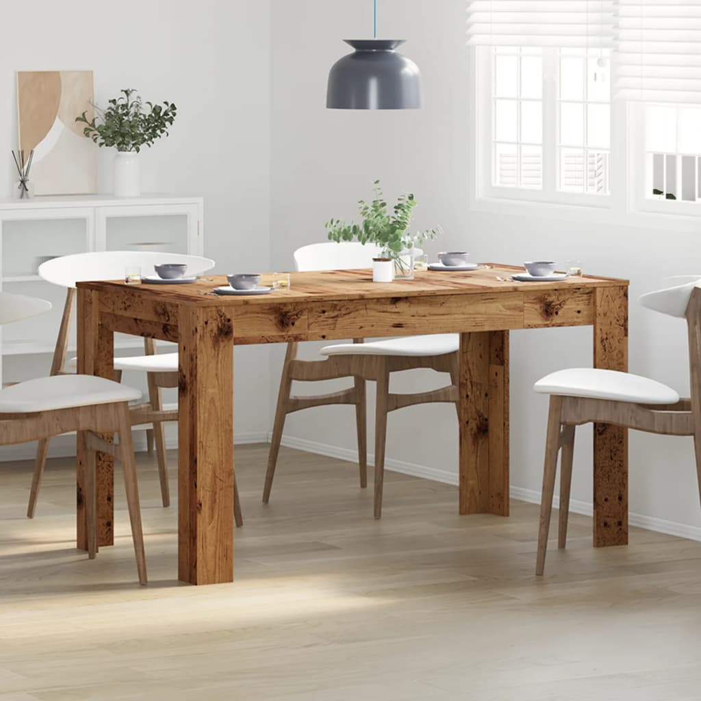 Esstisch Weiß 140x74,5x76 cm Holzwerkstoff