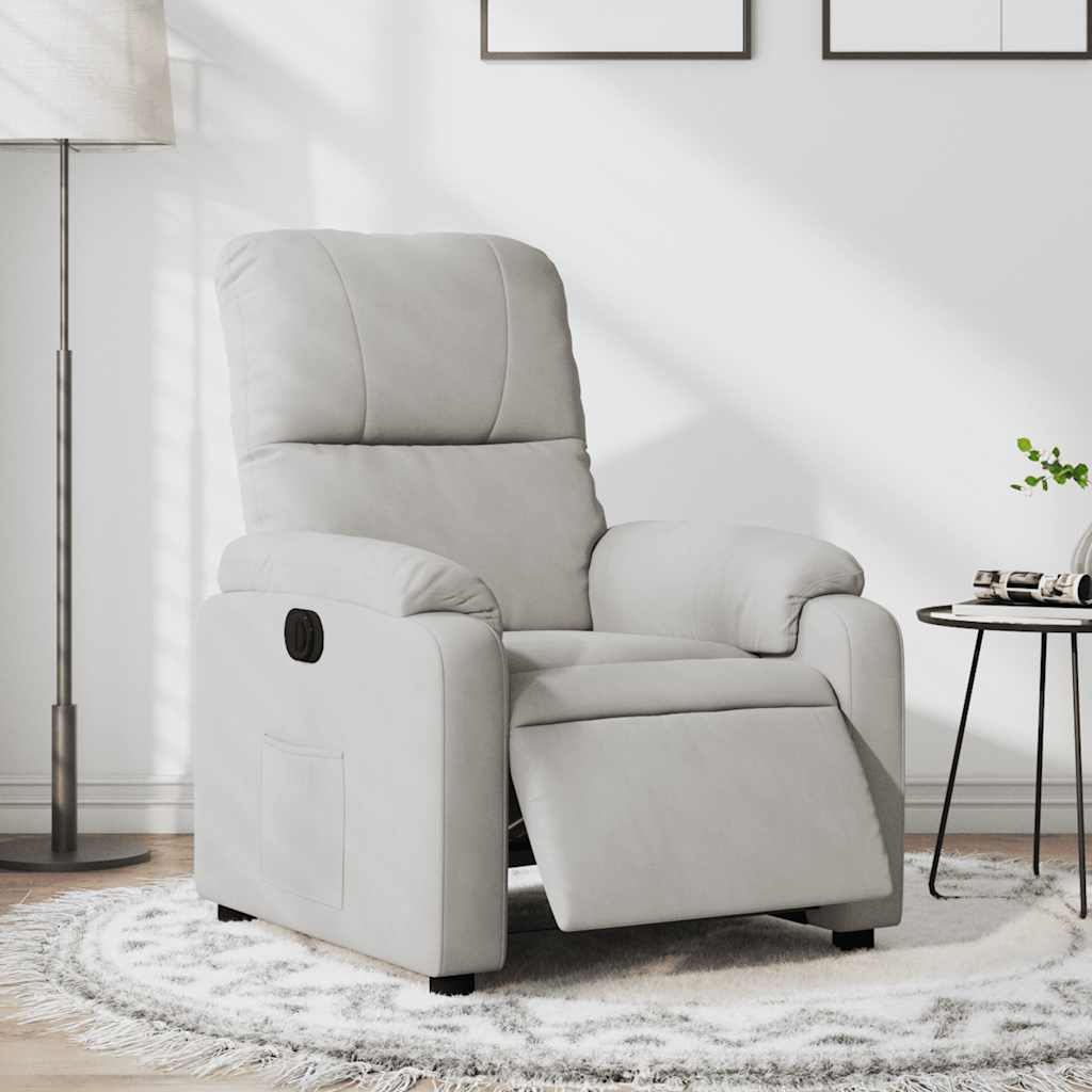Relaxsessel Elektrisch Braun Mikrofasergewebe