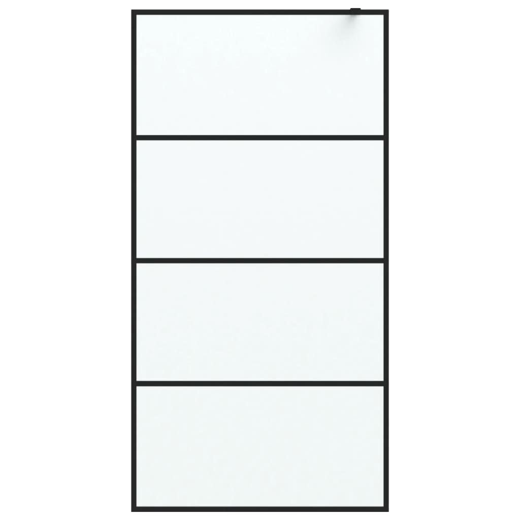 Duschwand für Begehbare Dusche mit Klarem ESG Glas 80x195 cm