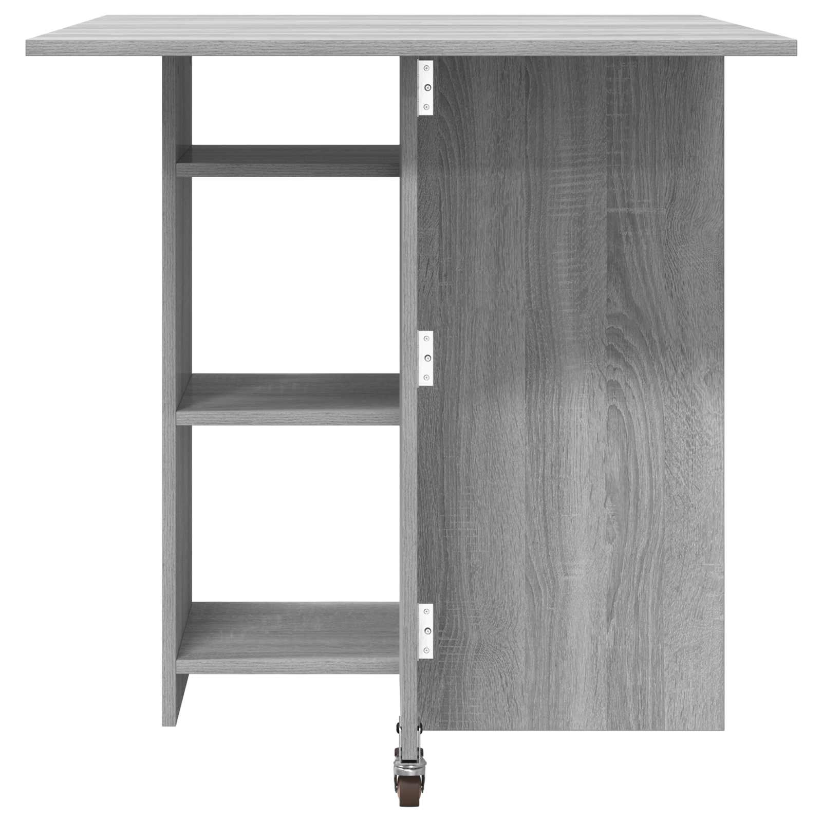 Esstisch 115 x 70 x 75 cm Holzwerkstoff Weiß Rechtwinklig
