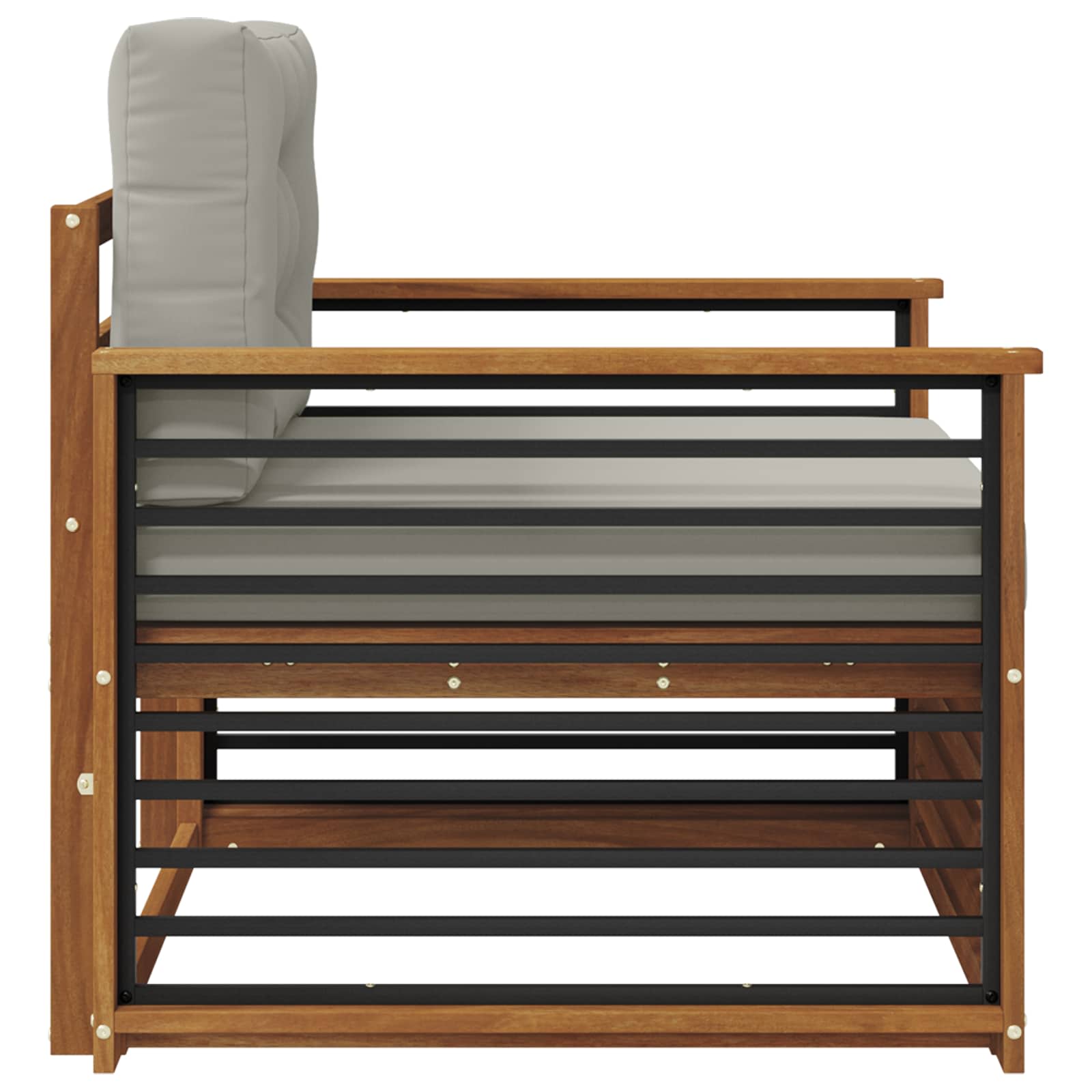 2 Stück Outdoor-Sofa Natur