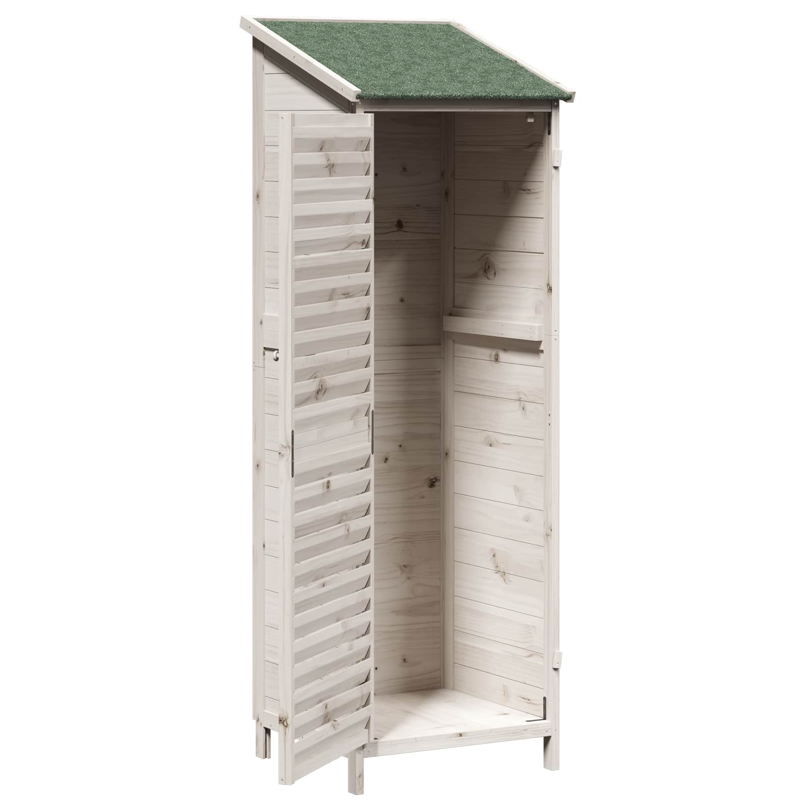 Gartenschuppen Natur 59 x 56 x 113,5 cm Massivholz aus Fichte
