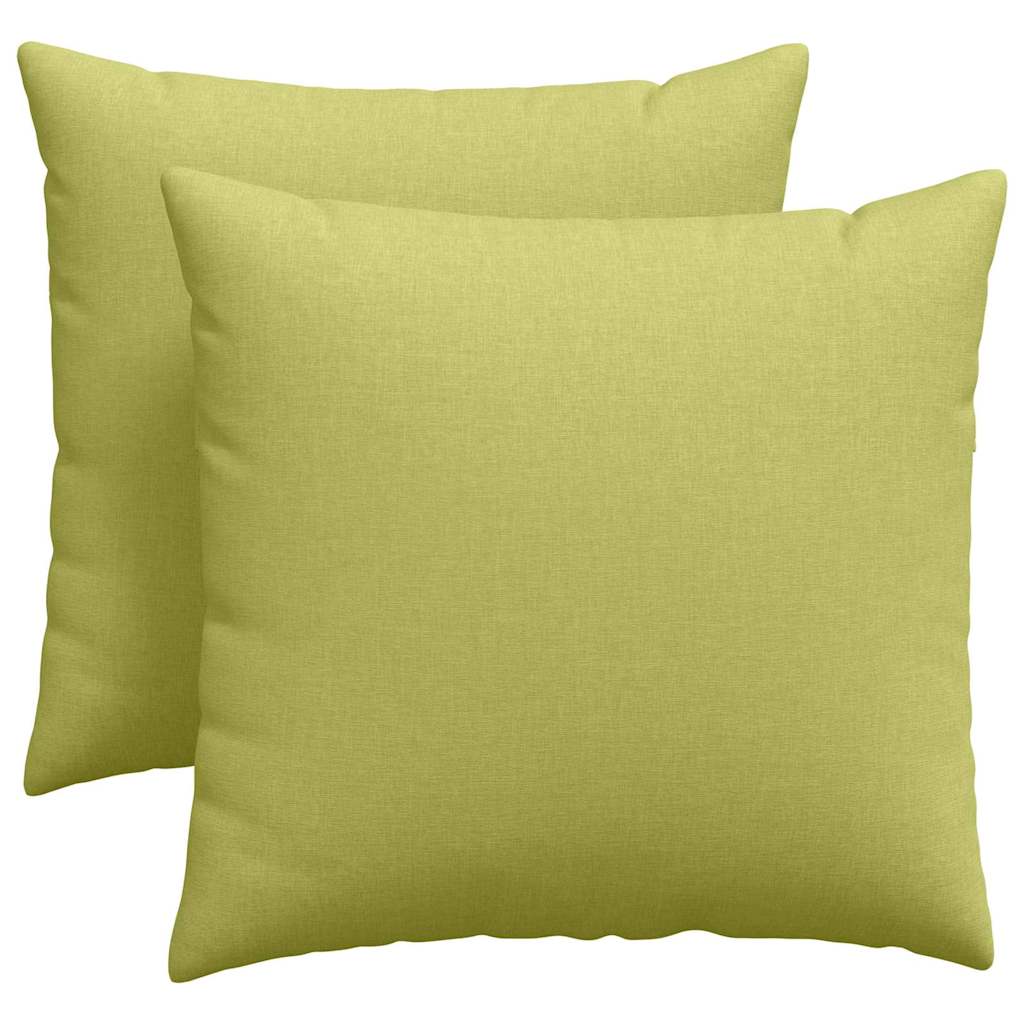 Sofakissen 2 pcs Hellgrau 50 x 30 cm Stoff