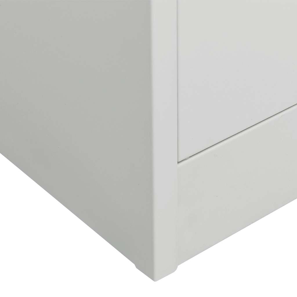 Kleiderschrank Weiß 80x50x180 cm Stahl